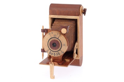 Lot 462 - A Wooden Model of a Kodak Folding Camera