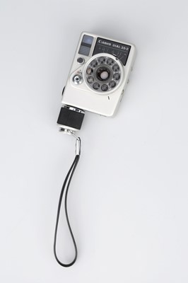 Lot 90 - A Canon Dial 35-2 Half Frame Camera and Wooden Model