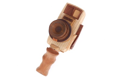 Lot 459 - A Wooden Model of a Linhof Film Camera