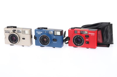 Lot 41 - A Group of Konica Pop Compact Cameras