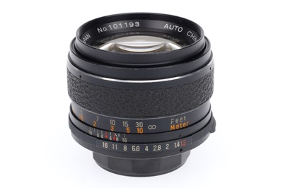 Lot 302 - An Auto Chinon Tomioka f/1.2 55mm Lens