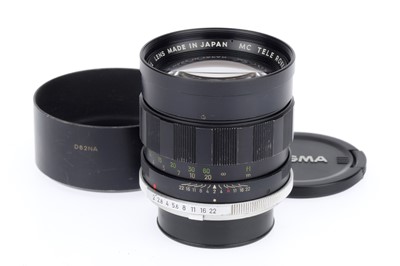 Lot 311 - A Minolta MC Tele Rokkor-PF f/2 100mm Lens