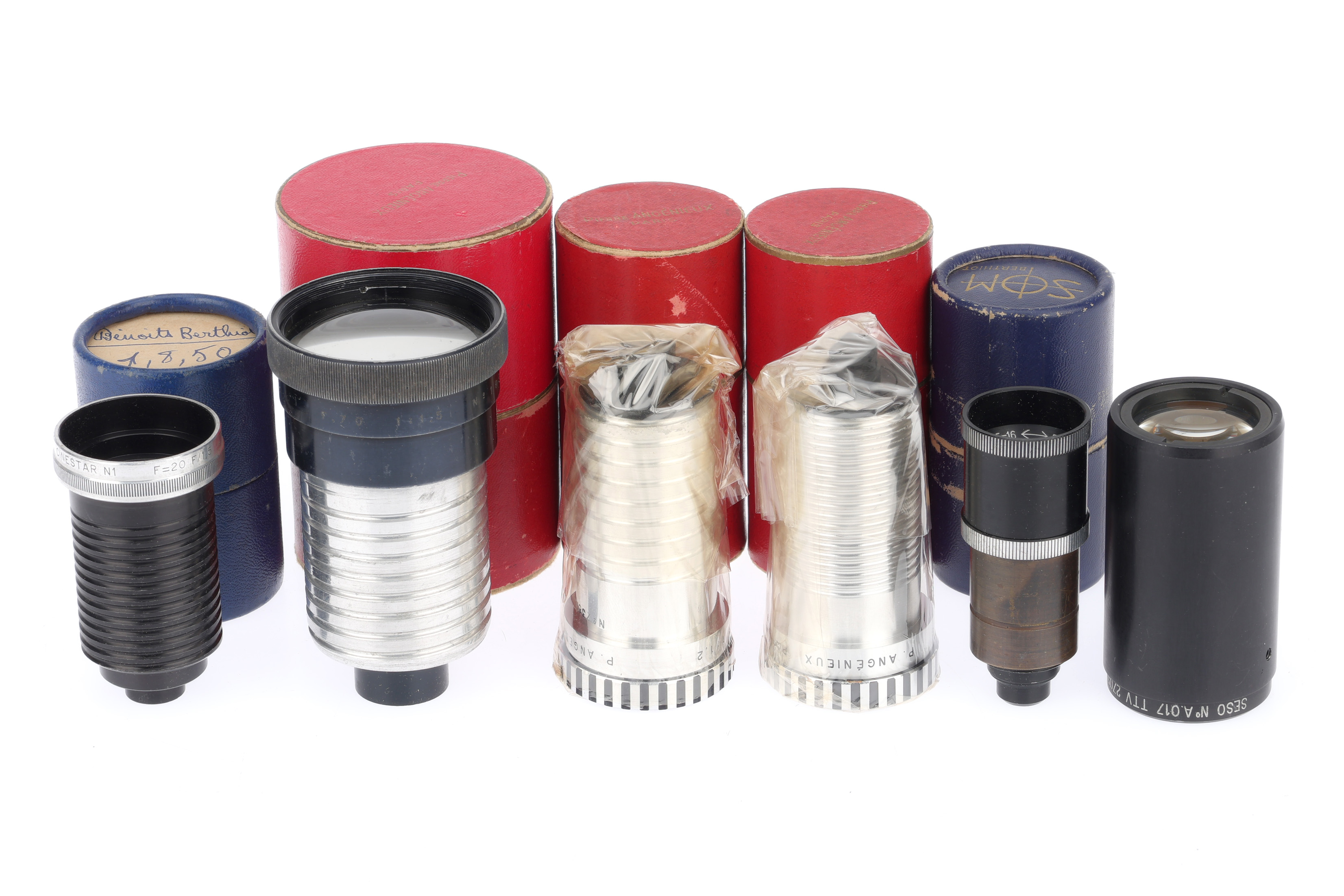 Lot 364 - A Group of Projection Lenses,