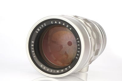 Lot 68 - A Leitz Summicron f/2 90mm Lens