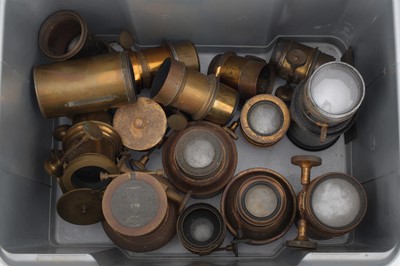 Lot 624 - A Large Collection of Magic Lantern Lenses