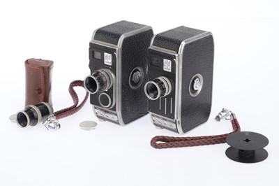 Lot 410 - A Pair of Bolex C8 Cine Cameras