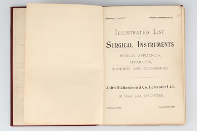 Lot 457 - A Victorian Surgical Instrument Catalogue