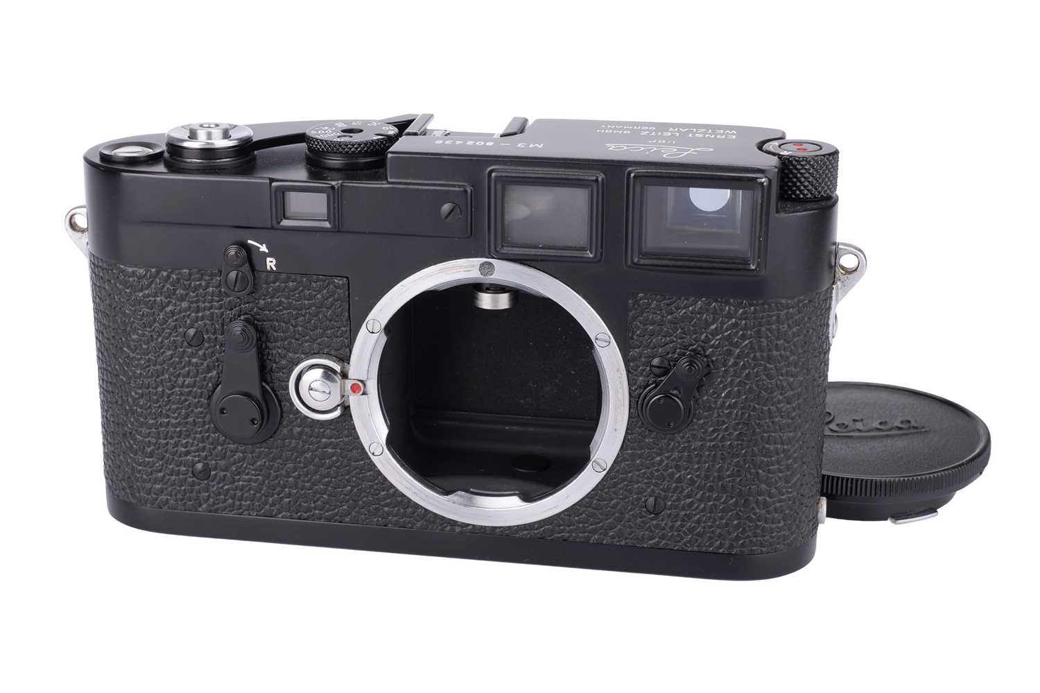 Lot 25 - A Leica M3 'Factory Black Re-Paint' Rangefinder Body