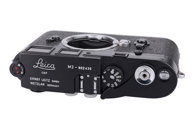 Lot 25 - A Leica M3 'Factory Black Re-Paint' Rangefinder Body