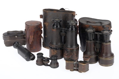 Lot 698 - Collection of Early Binoculars