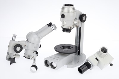 Lot 673 - Zeiss Tessovar Microscope Parts