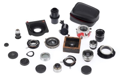 Lot 338 - A Selection of Camera and Enlarger Lenses