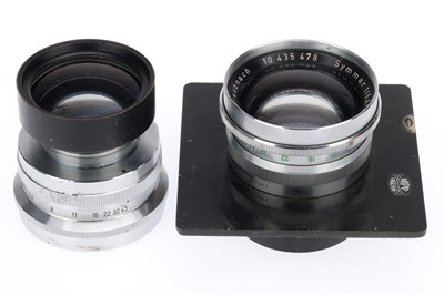 Lot 339 - A Pair of Schneider-Kreuznach Symmar f/5.6 210mm Lenses