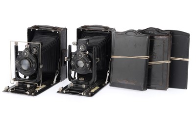 Lot 179 - A Pair of ICA Trona 210 Folding Plate Cameras