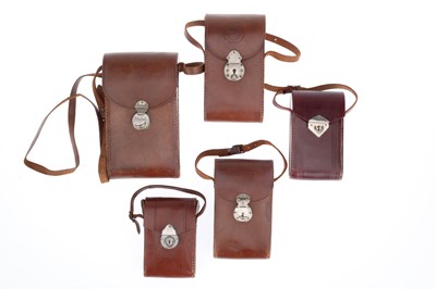 Lot 447 - A Selection of Vest Pocket Camera Cases