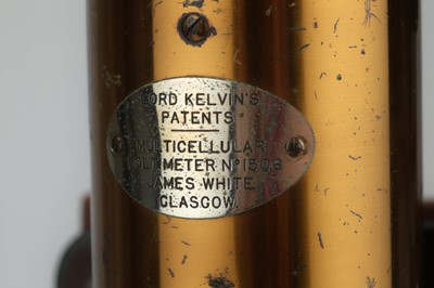 Lot 864 - A Good Lord Kelvin Multicellular Voltmeter