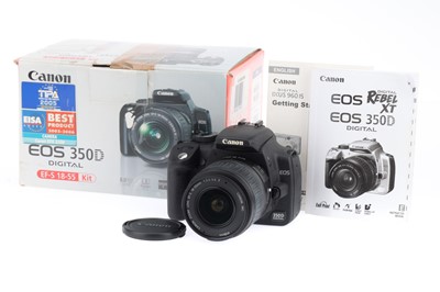 Lot 73 - A Canon 350D DSLR Camera