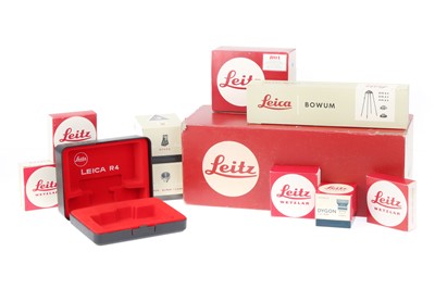 Lot 22 - A Tray of Leica Branded Packaging