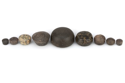 Lot 302 - 9 Egyptian stone weights