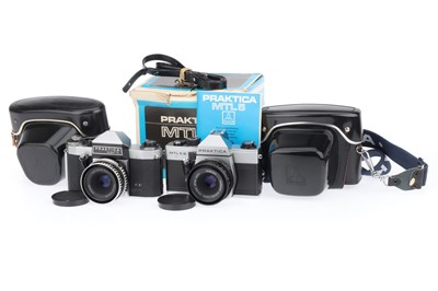 Lot 36 - A Pair of Praktica 35mm Film Cameras