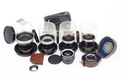 Lot 210 - A Selection of Carl Zeiss Pro-Tessar Lenses