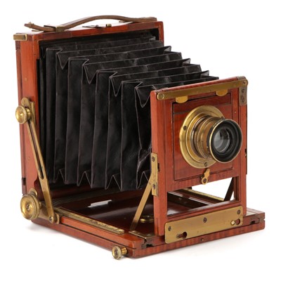 Lot 200 - An A. H. Baird 4x5" Mahogany Field Camera