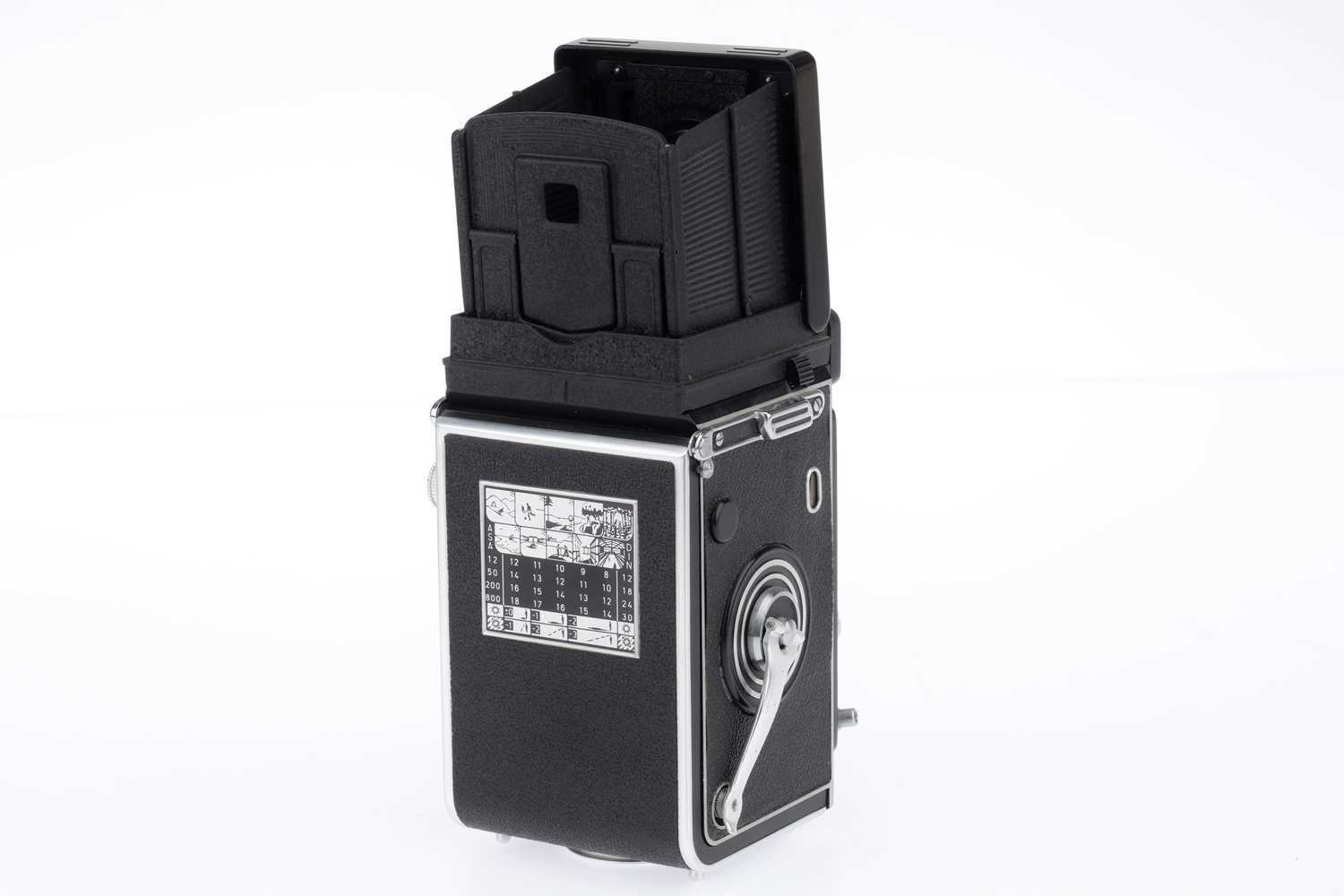 Tappo Obiettivo Metallico Satinato Per Rolleiflex TLR - Baionetta Bay I Per 3.5T 3.5A 3.5B MX-EV