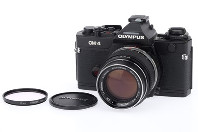 Lot 86 - An Olympus OM-4 35mm SLR Camera