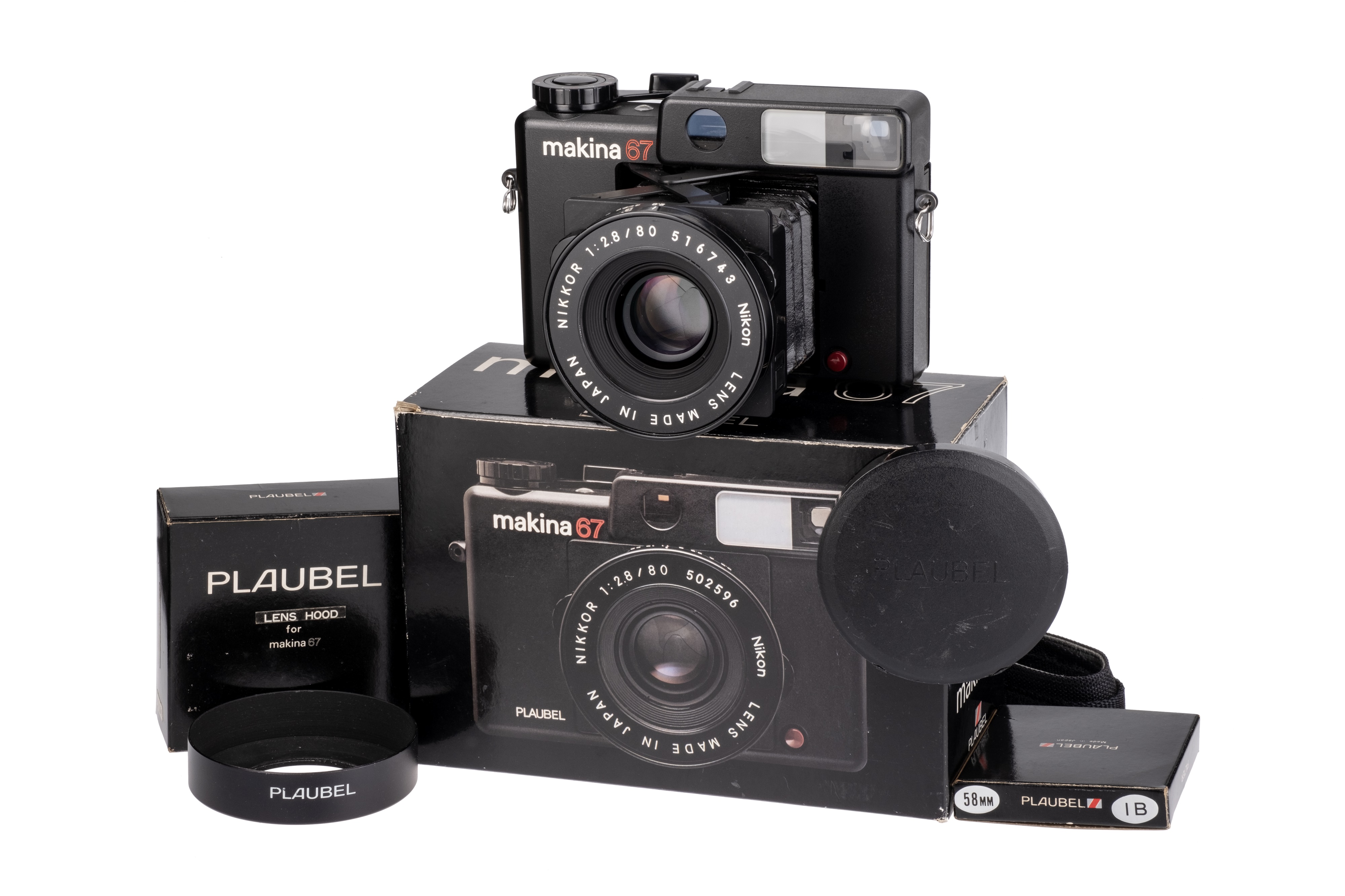 Lot 251 - A Plaubel Makina 67 Medium Format Camera,