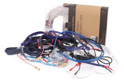 Lot 485 - A Box of Hi-Fi Cables