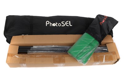 Lot 338 - A PhotoSEL BK-13CG 3x6m Green Screen System