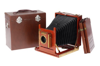 Lot 124 - A Houghtons Ensign Victo 5x7 Inch Field Camera