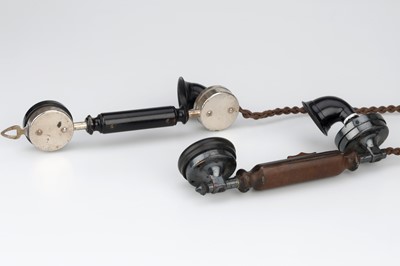 Lot 387 - A Pair of Ericsson Skeleton Telephone Handsets