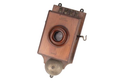 Lot 385 - A Wooden Wall Telephone (Partial)