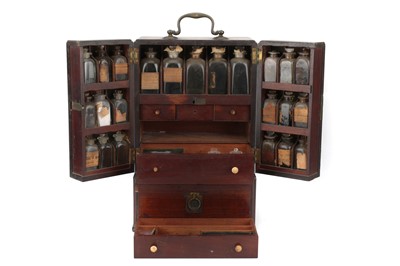 Lot 112 - Large Victorian Medicine / Apothecary Chest