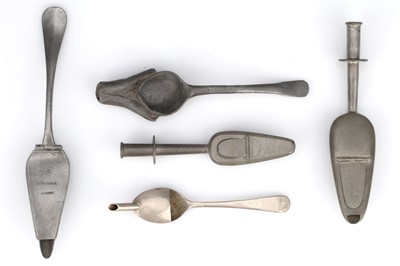 Lot 195 - Collection of 4 Gibson & Invalid Feeding Spoons