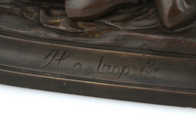 Lot 196 - An Unusual Bronze of a Feeding Baby