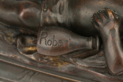 Lot 196 - An Unusual Bronze of a Feeding Baby