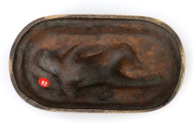 Lot 196 - An Unusual Bronze of a Feeding Baby