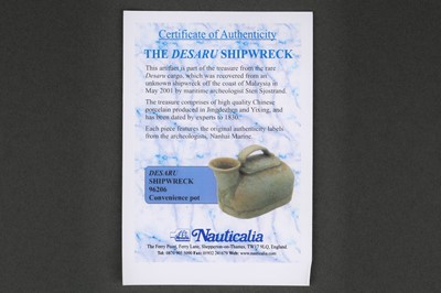Lot 197 - Ship Wreck Cargo, Convenience Pot, Urinal