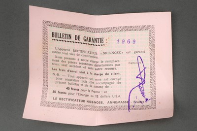 Lot 191 - Rectificateur "Nice-Nose" with Original Box and Paperwork