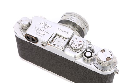 Lot 117 - A Leica IIIf 'Black Dial' Rangefinder Camera