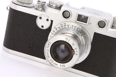 Lot 118 - A Leica IIf 'Red Dial' Rangefinder Camera
