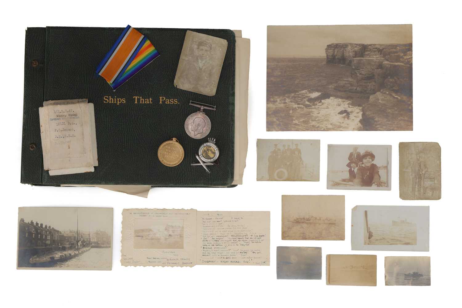 Lot 361 - WWI Photograph Album Relating to HMS M.L. 212
