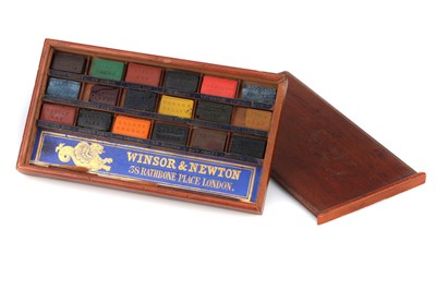 Lot 410 - An Early Victorian Artists Paint Box