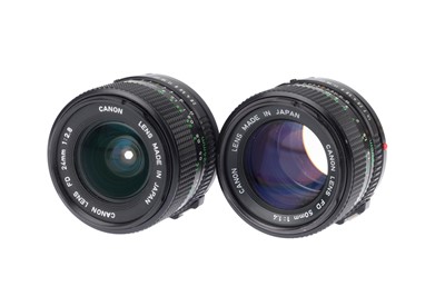 Lot 180 - A Pair of Canon FD Camera Lenses