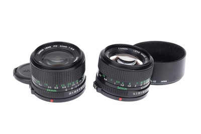 Lot 180 - A Pair of Canon FD Camera Lenses