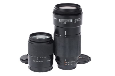 Lot 183 - A Pair of 35mm Zoom Camera Lenses