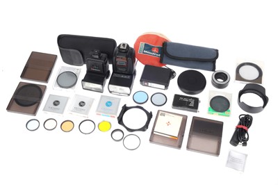 Lot 258 - A Selection of Camera Filters and Flash Accessories