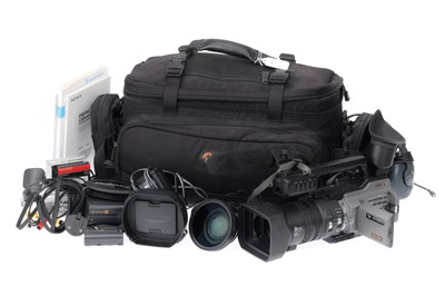 Lot 243 - A Sony DSR--PD170P DV Camcorder Outfit